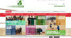 Desktop Screenshot of irishsquash.com